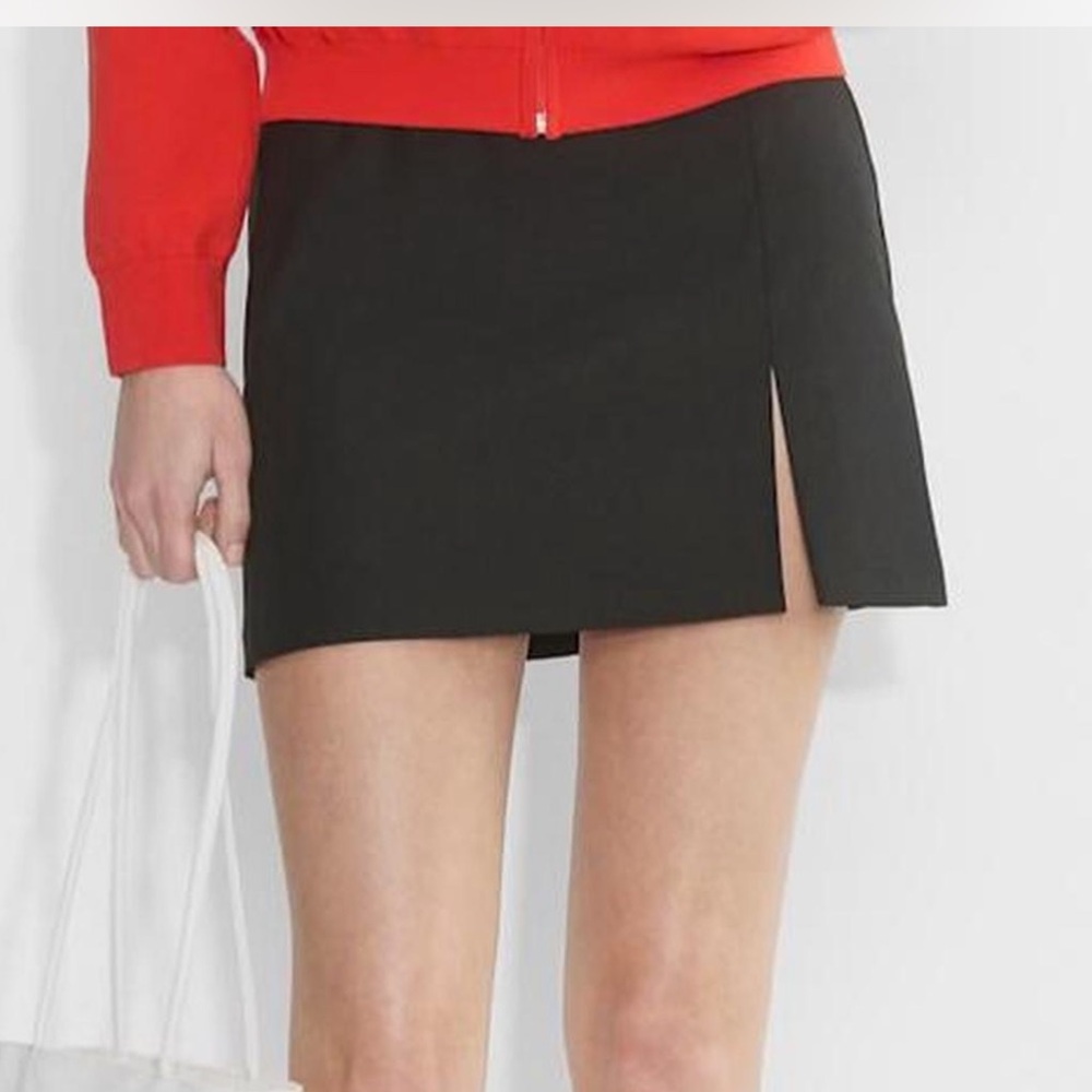 Aritzia black skirt with slit